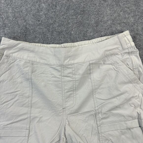 REI Co-op Cargo Shorts Womens Small Gray 7 Inseam Hiking Quick Dry Trail - Picture 2 of 8